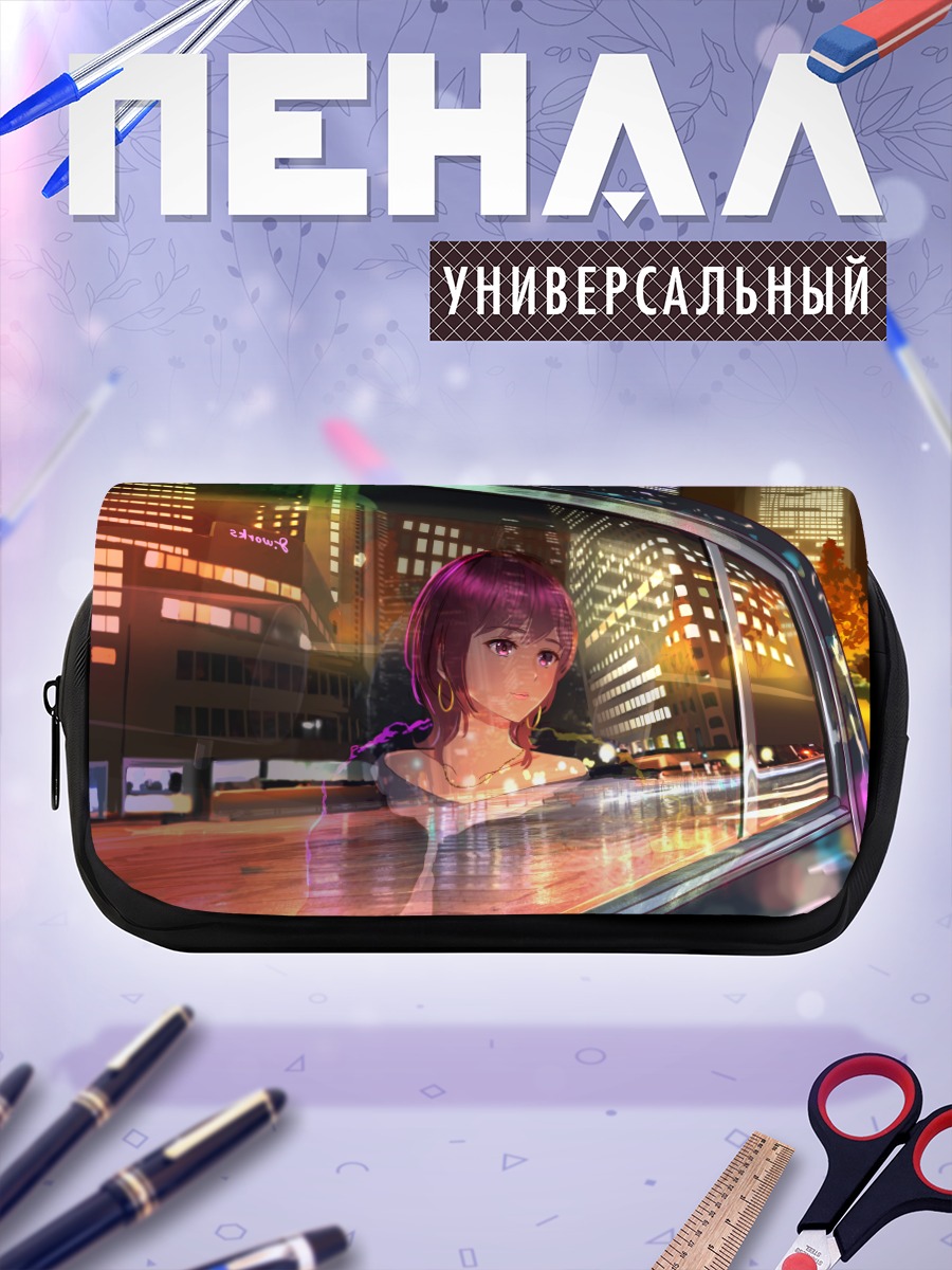 Пенал-косметичка Мику Хацунэ в городе