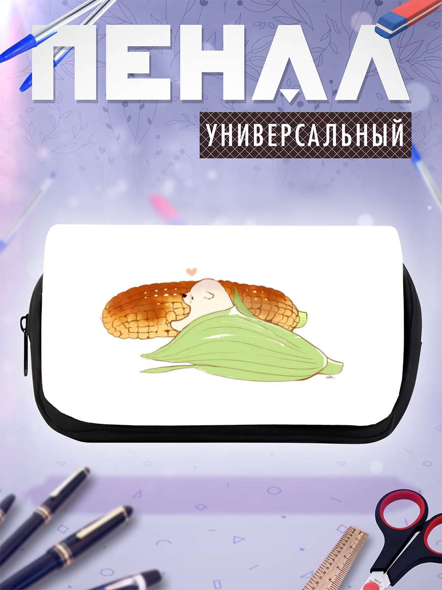 Пенал-косметичка Медвежонок в кукурузе
