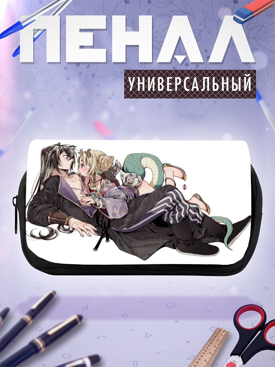 Пенал-косметичка Демоны в кимоно