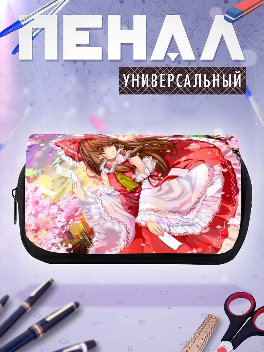 Пенал-косметичка Рейму Хакурей в сакуре