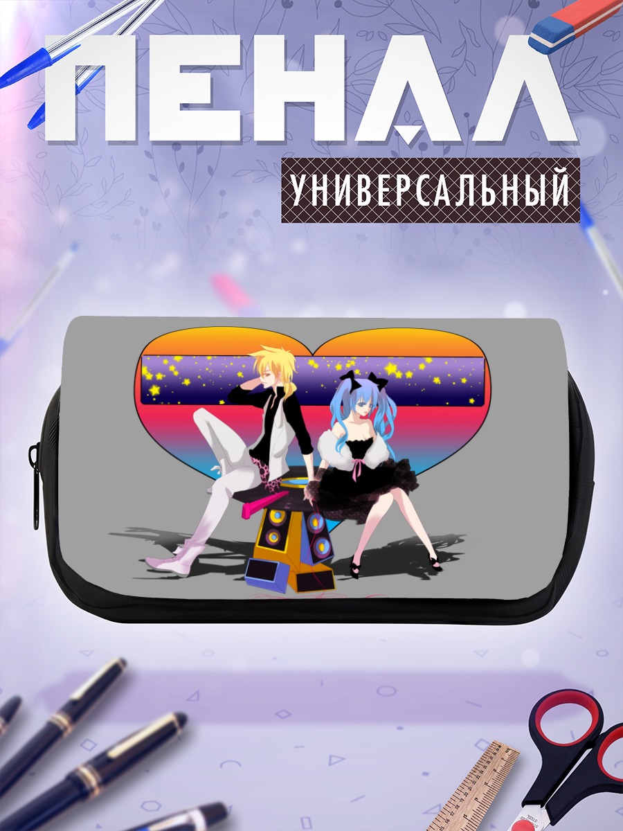 Пенал-косметичка Мику Хацунэ и Лен