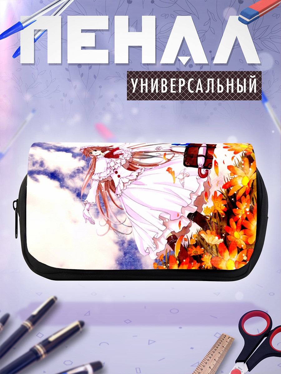 Пенал-косметичка Кобато Ханато в цветах