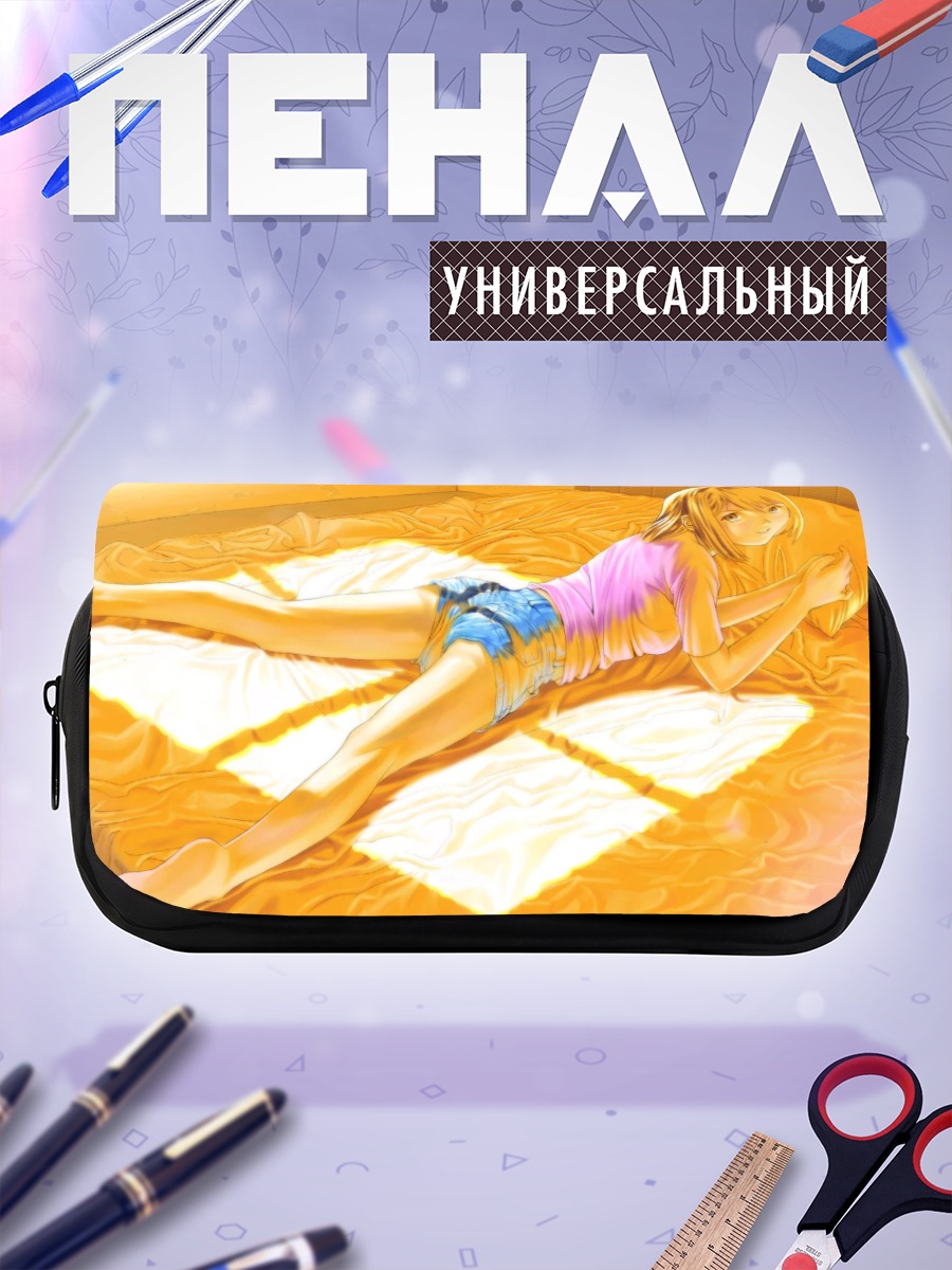 Пенал-косметичка Девушка в шортах