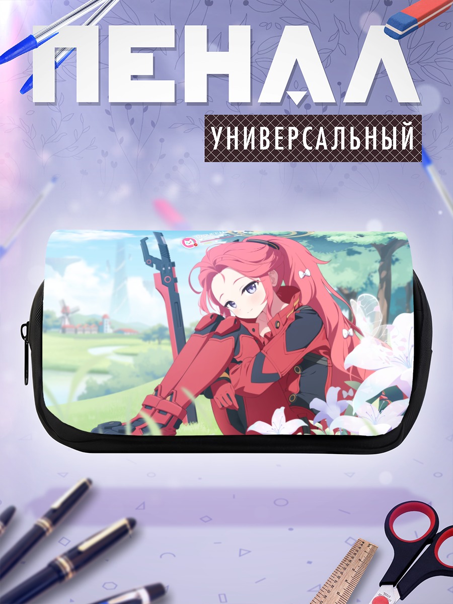 Пенал-косметичка Юзу Ханаока в цветах