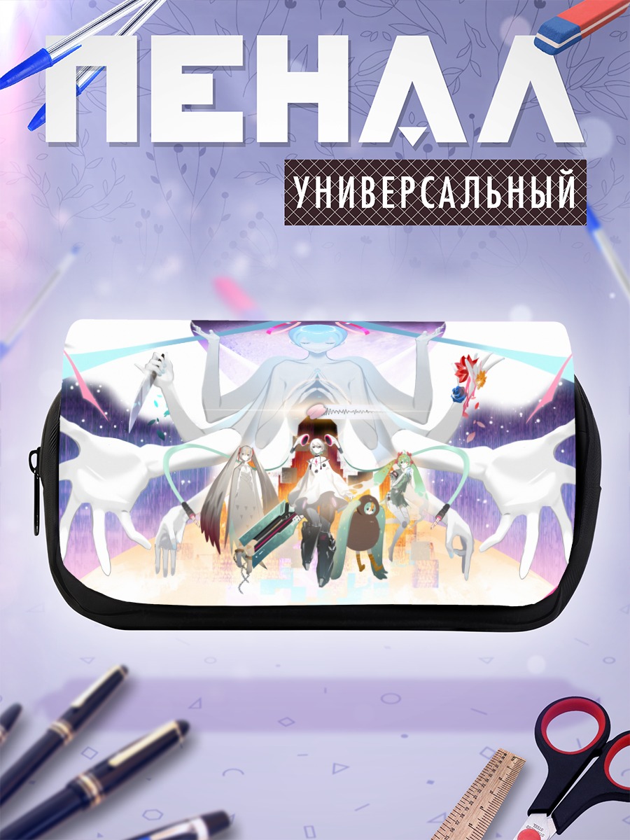 Пенал-косметичка Мику Хацунэ и друзья