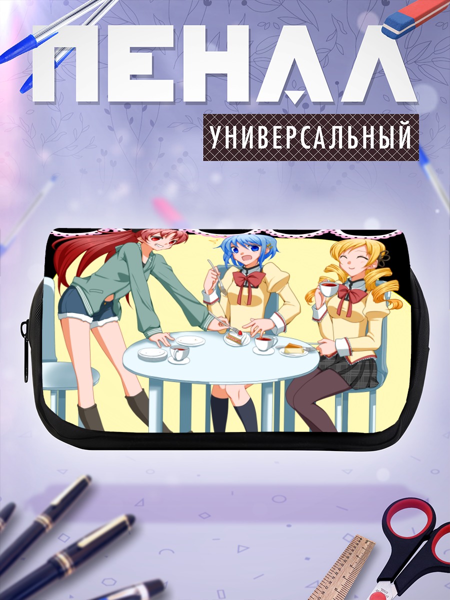 Пенал-косметичка Саяка Мики в кафе