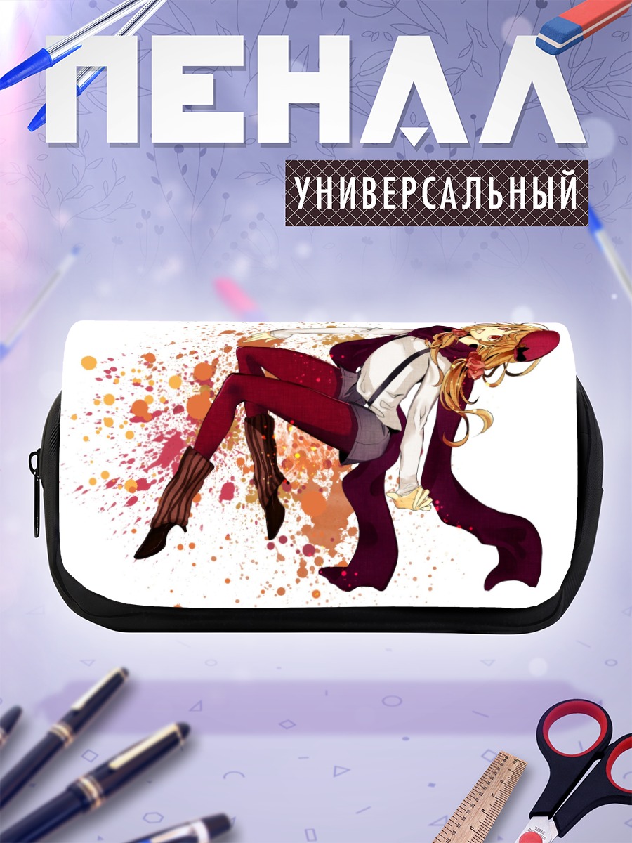 Пенал-косметичка Девушка в красном