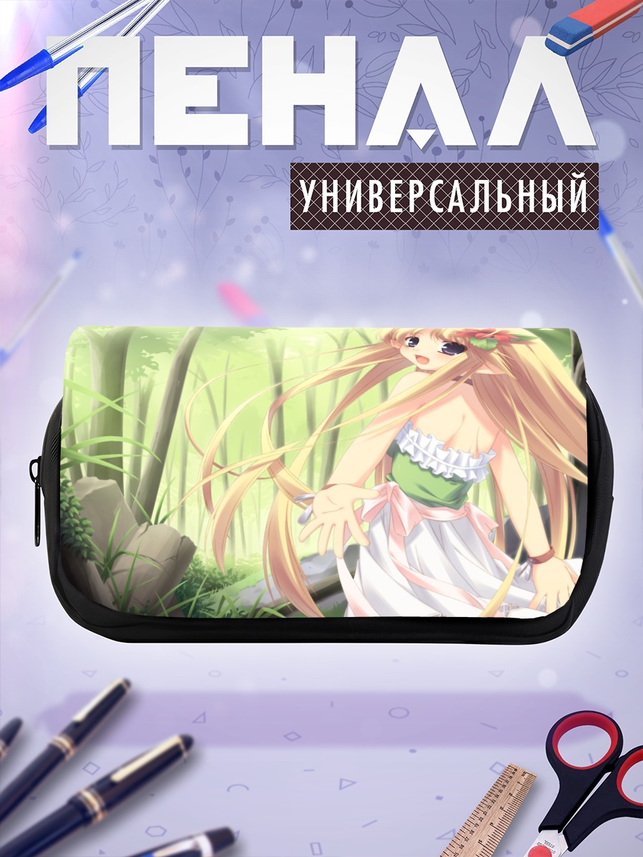 Пенал-косметичка Блондинка в цветах