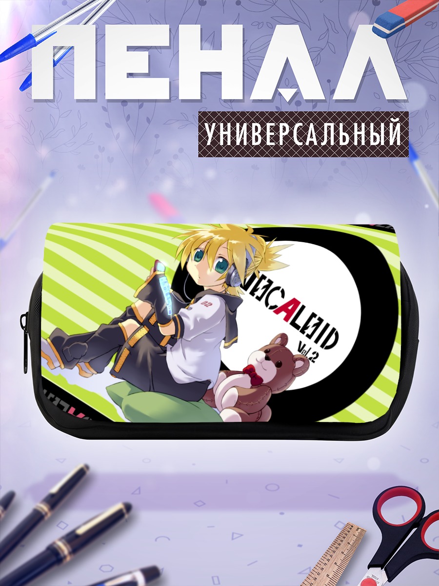 Пенал-косметичка Лен Кагамин с медведем
