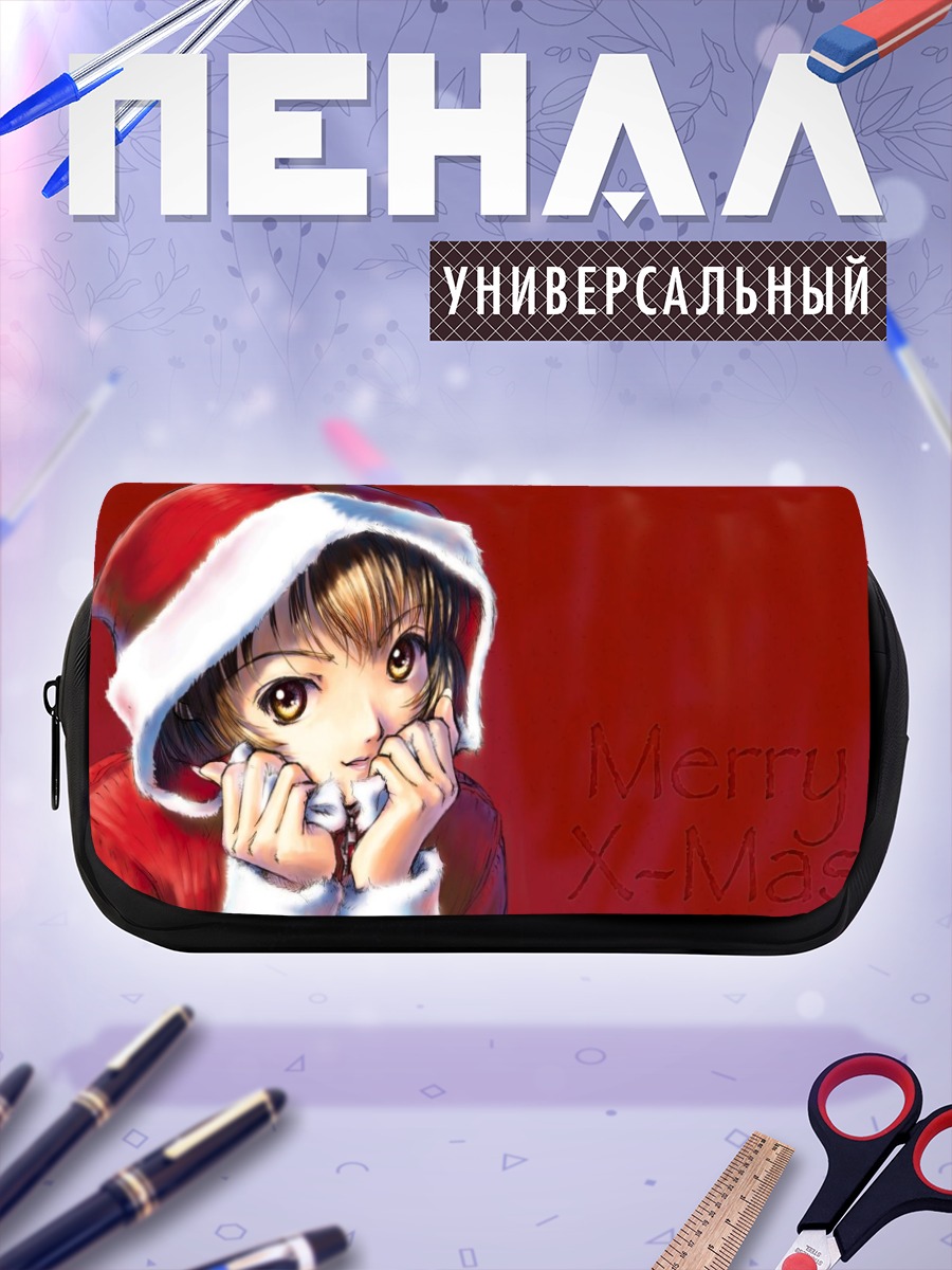 Пенал-косметичка Девушка в колпаке