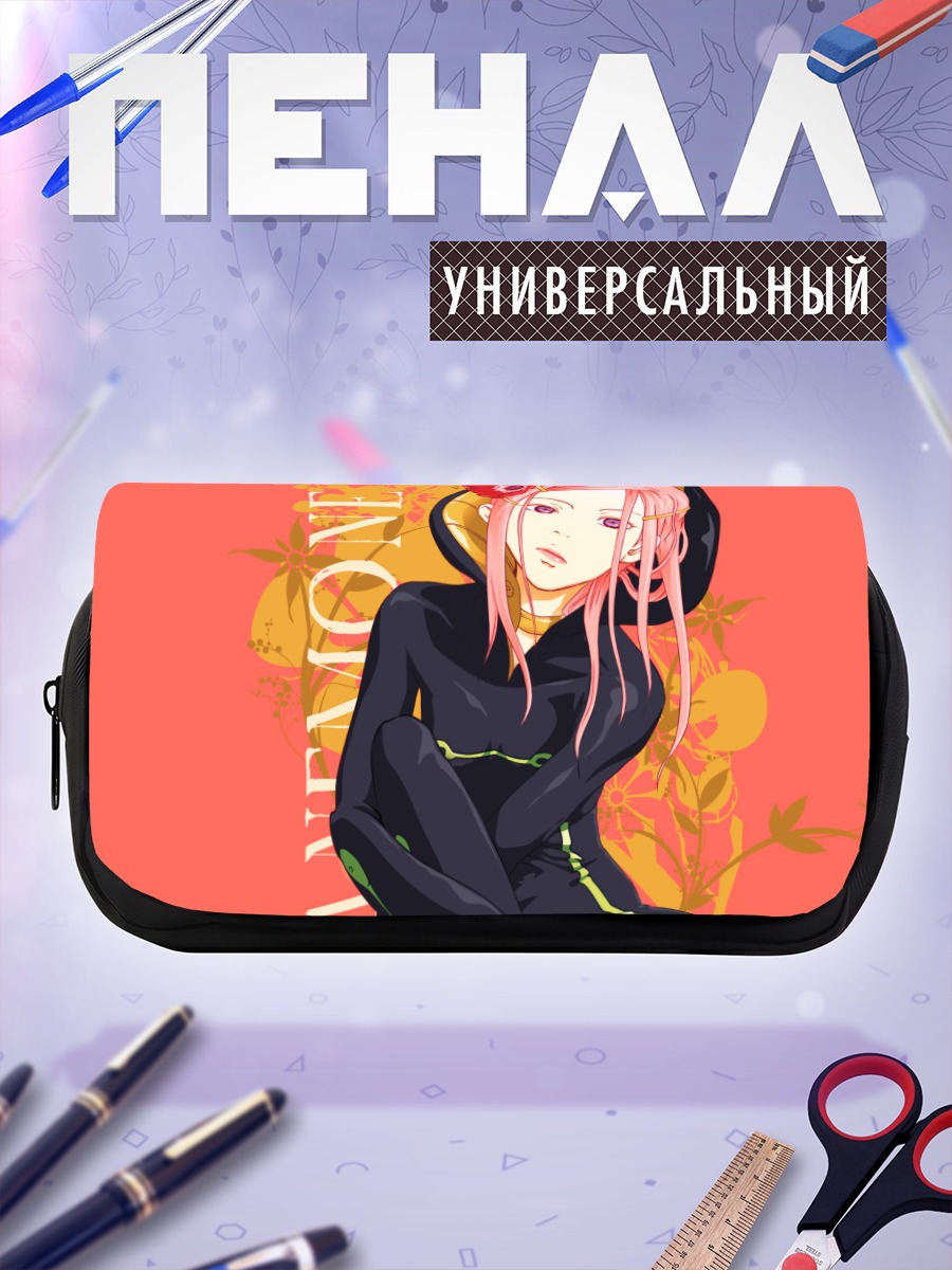 Пенал-косметичка Анемон в цветах