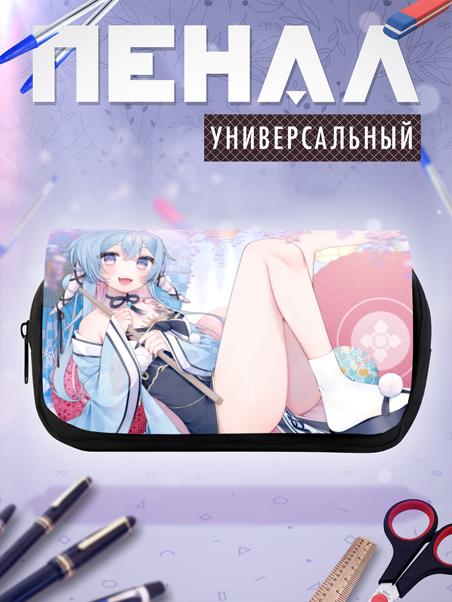 Пенал-косметичка Мику Хацунэ в кимоно