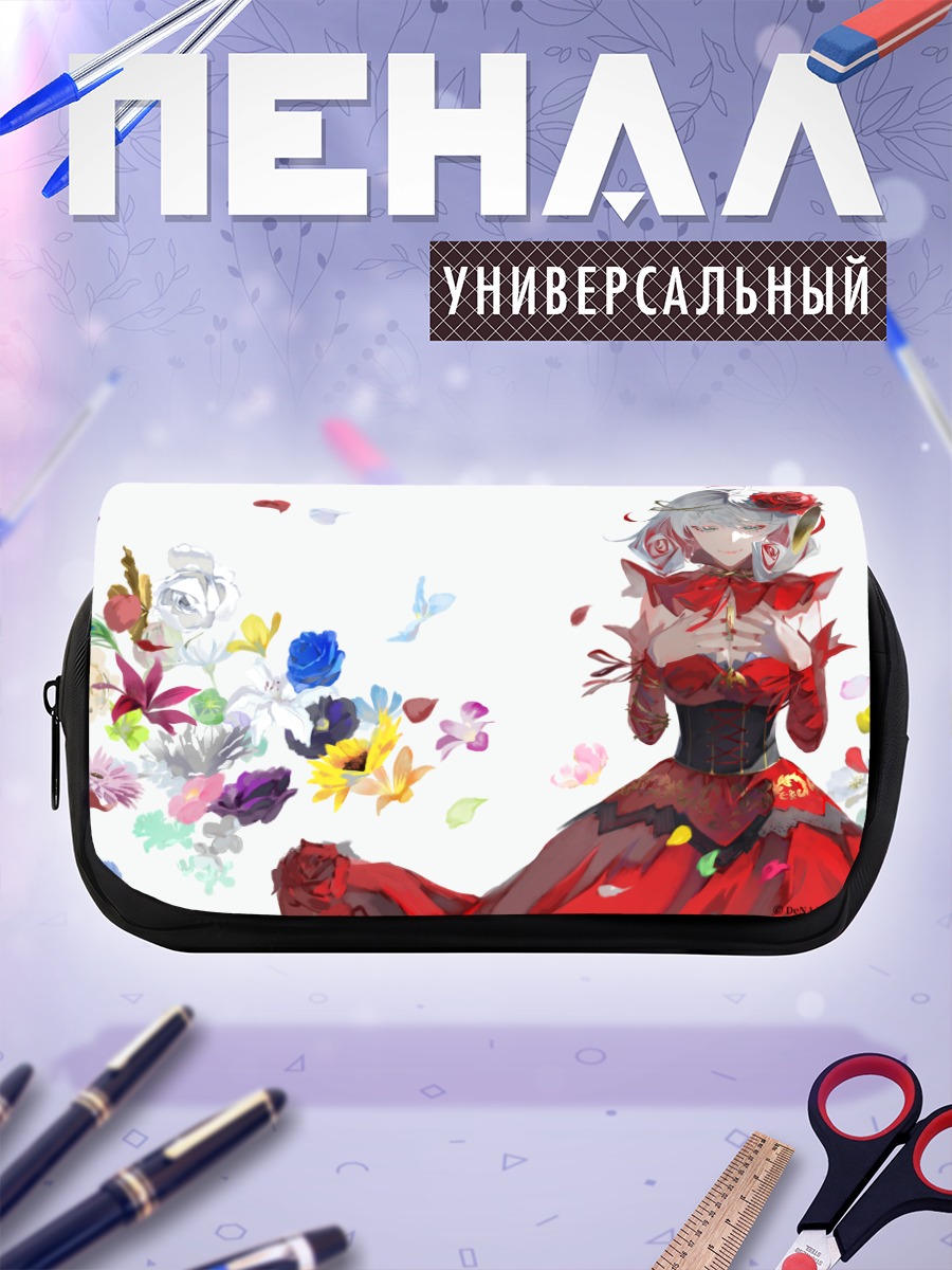 Пенал-косметичка Анна Шнайдер в цветах