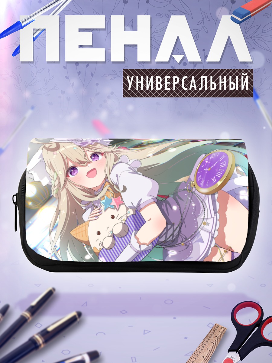 Пенал-косметичка Кошка в шляпке