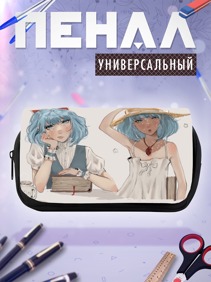 Пенал-косметичка Мику Хацунэ с книгой
