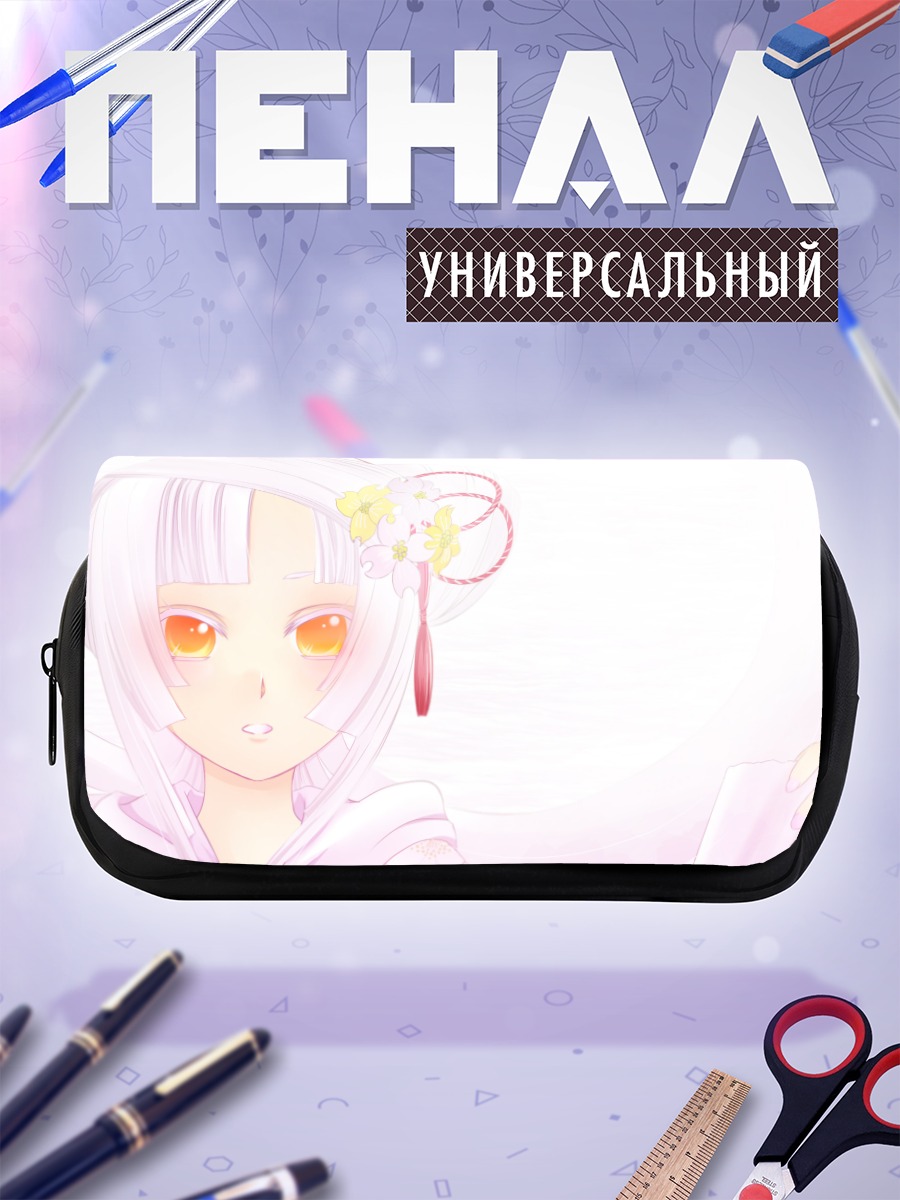 Пенал-косметичка Мизки в цветах