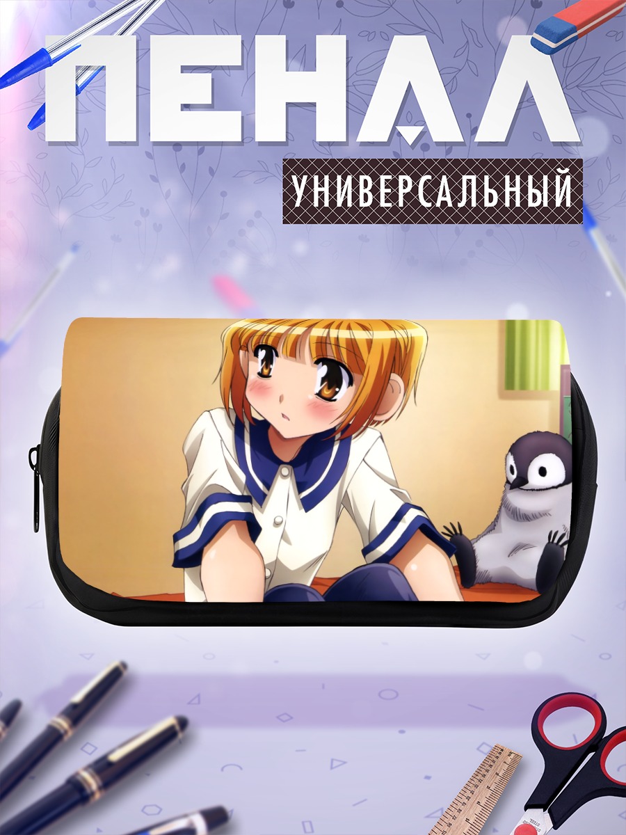 Пенал-косметичка Нао Таканаши с пингвином