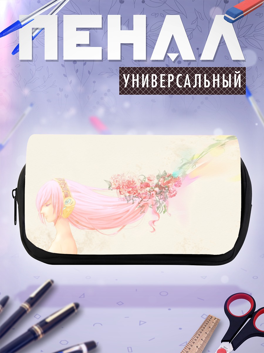 Пенал-косметичка Лука Мегурин в цветах