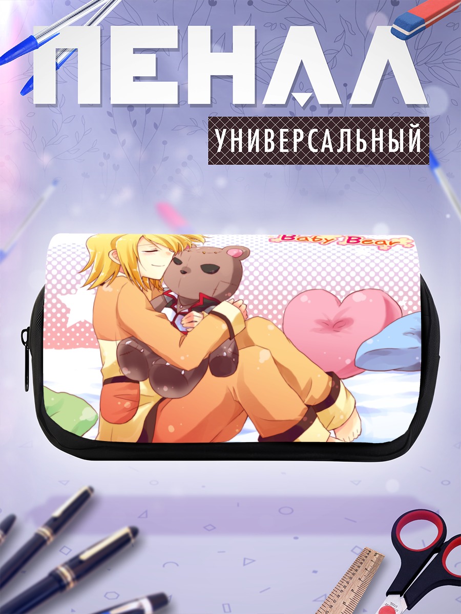 Пенал-косметичка Рин Кагамин с мишкой