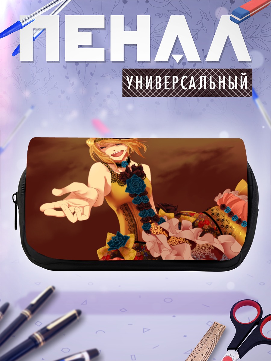 Пенал-косметичка Рин Кагамин в розах