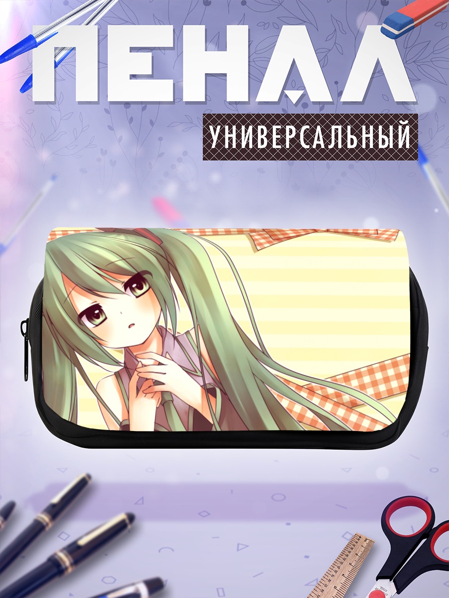 Пенал-косметичка Мику Хацунэ в банте