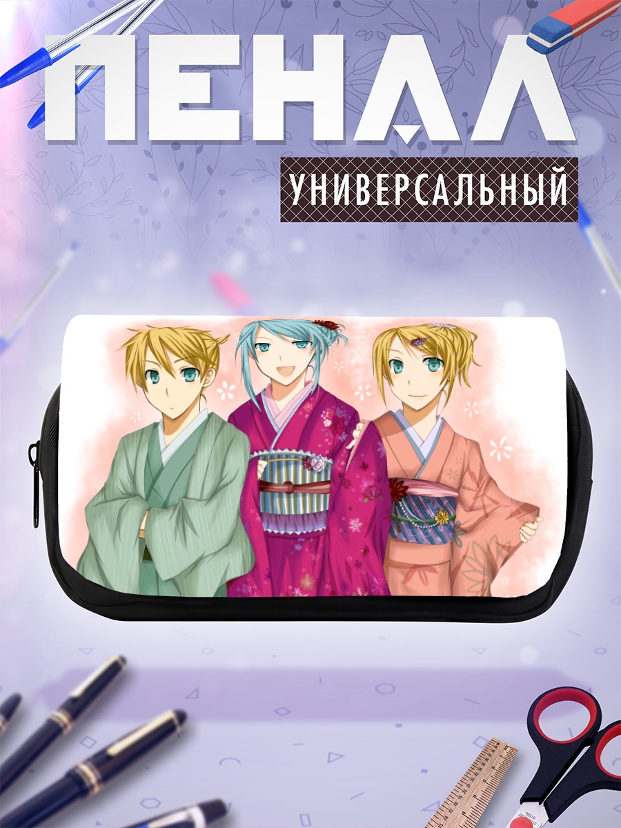 Пенал-косметичка Мику Хацунэ в кимоно