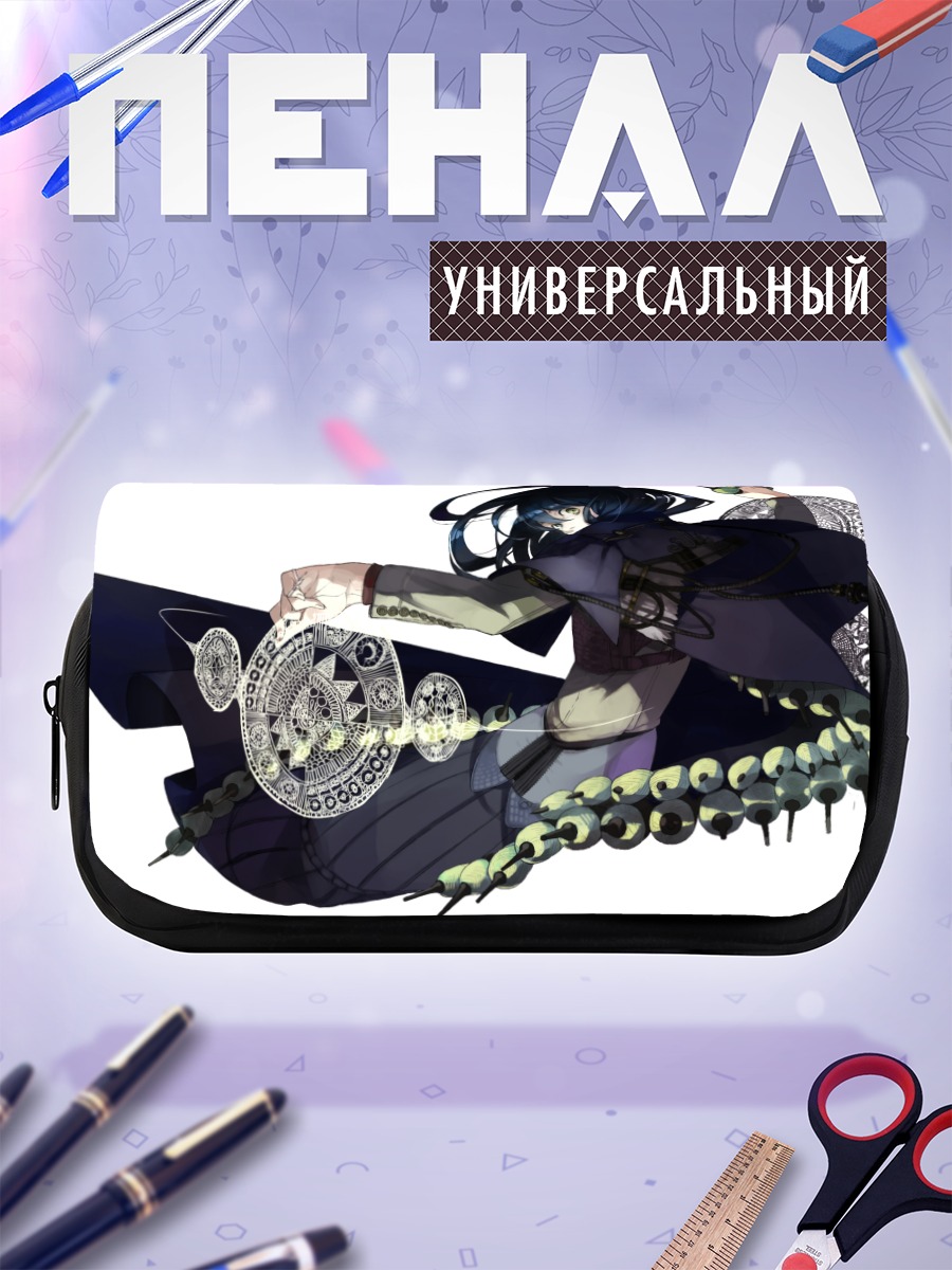 Пенал-косметичка Мику Хацунэ в черном