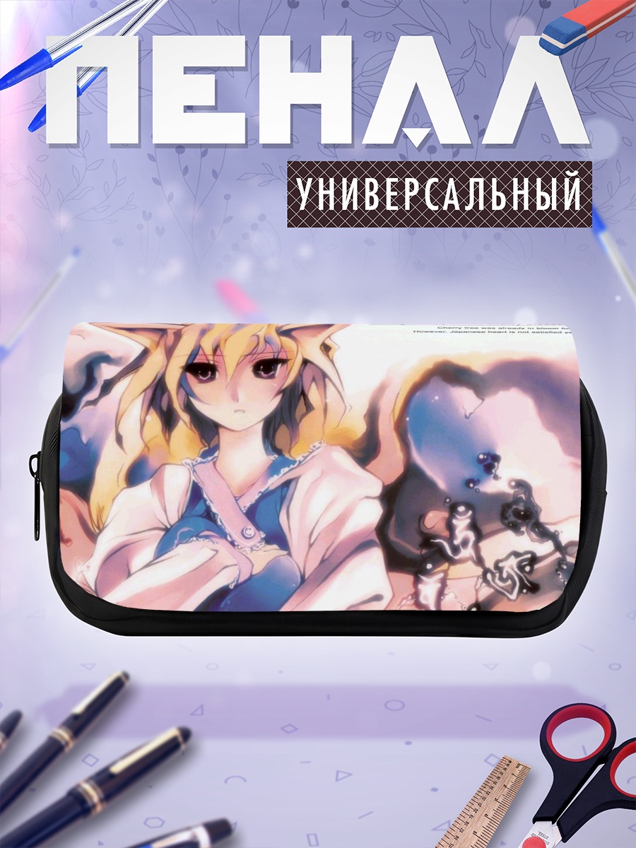 Пенал-косметичка Ран Якумо в цветах