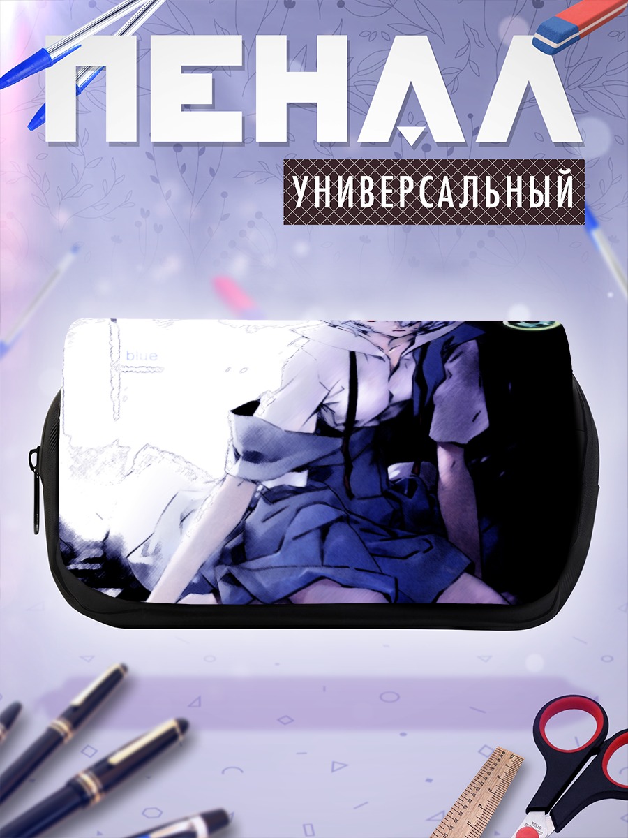 Пенал-косметичка Рей Аянами в синем