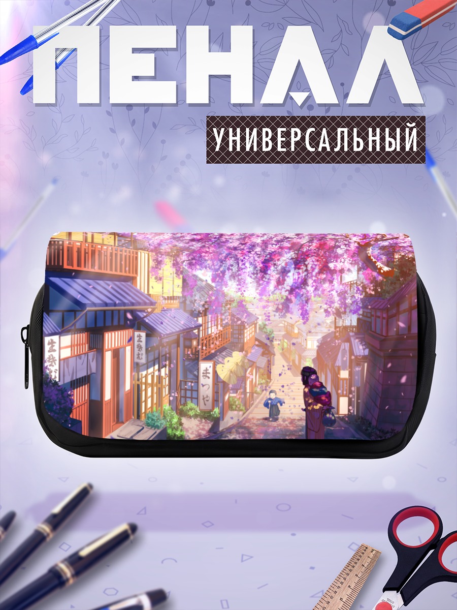 Пенал-косметичка Цветение сакуры в кимоно