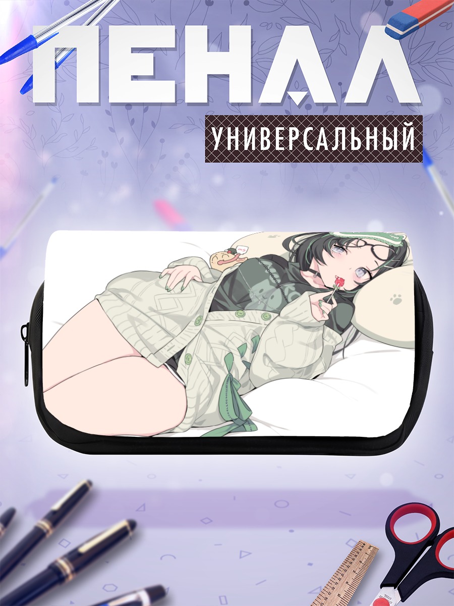 Пенал-косметичка Девушка с леденцом
