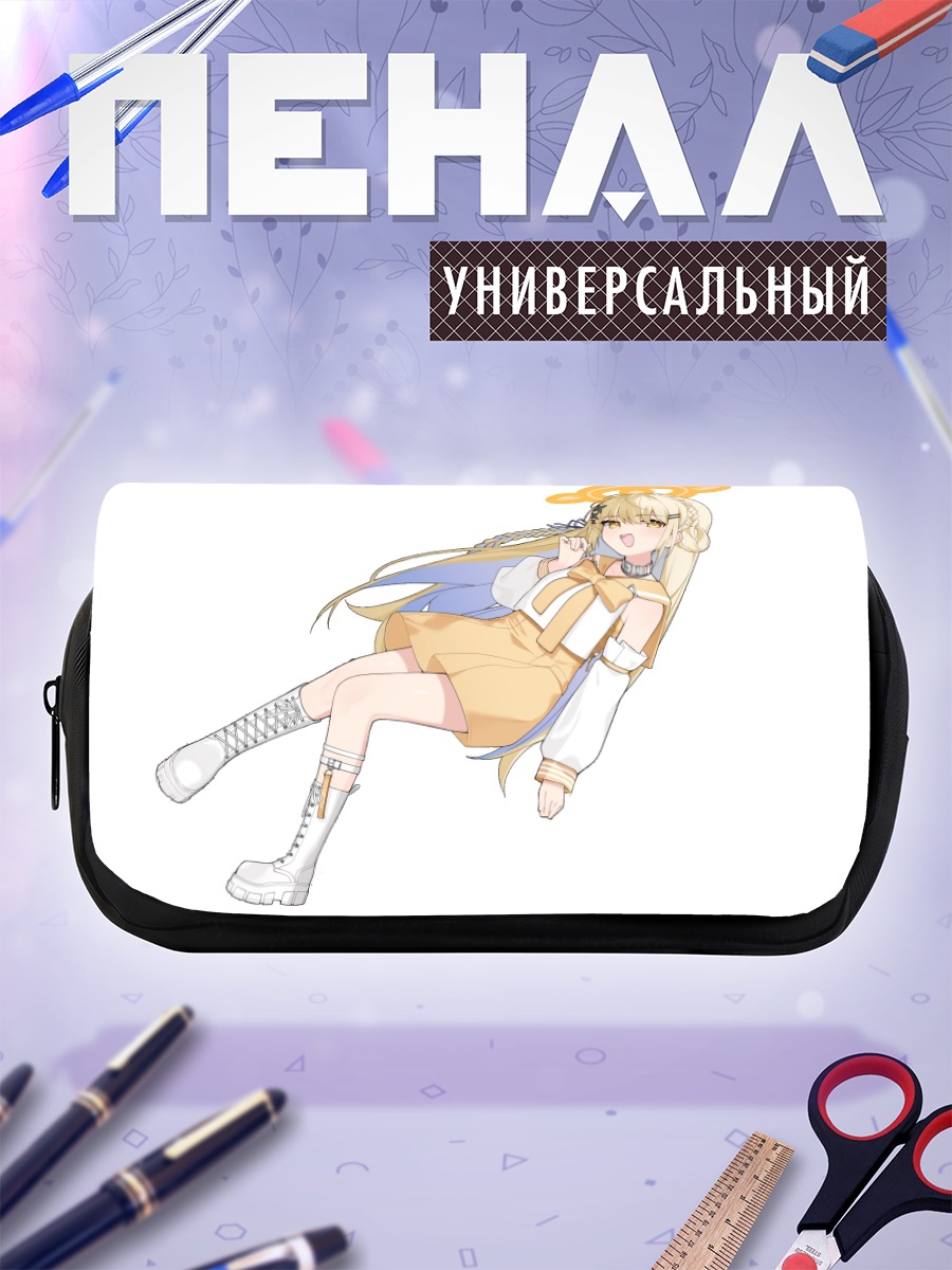 Пенал-косметичка Блондинка с нимбом