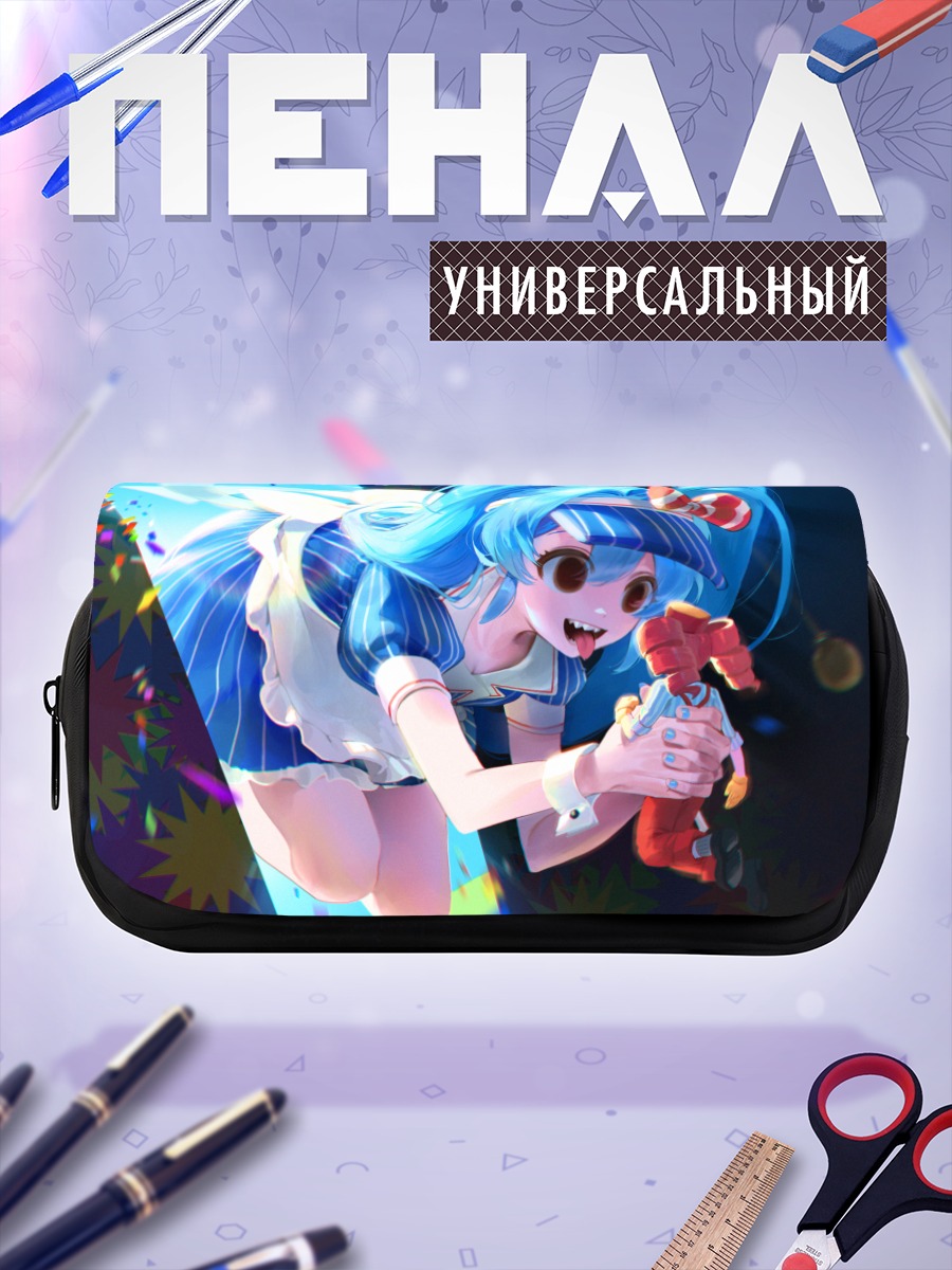 Пенал-косметичка Мику Хацунэ с игрушкой