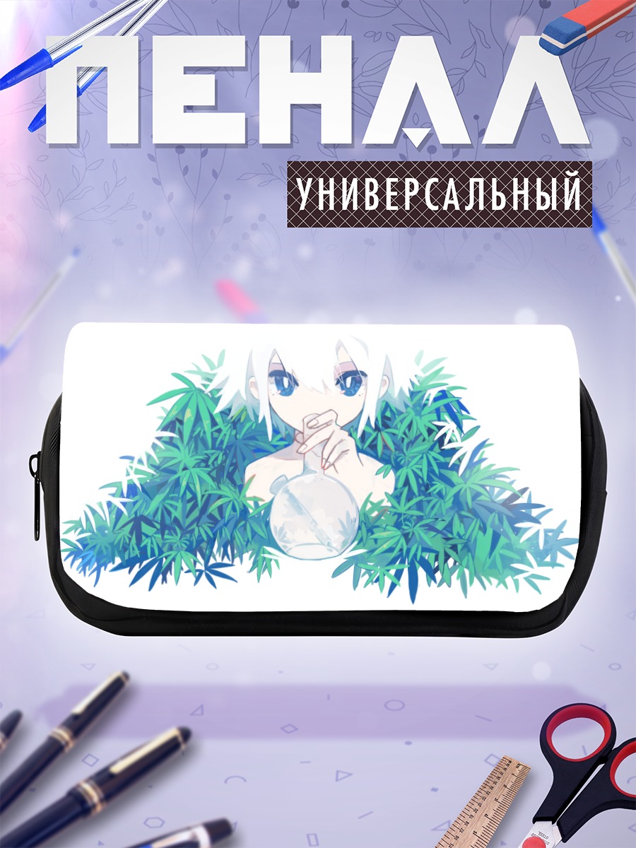 Пенал-косметичка Девушка в бамбуке