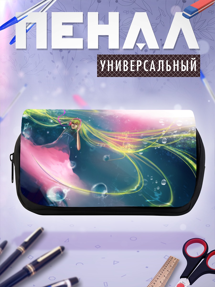 Пенал-косметичка Мику Хацунэ в потоках