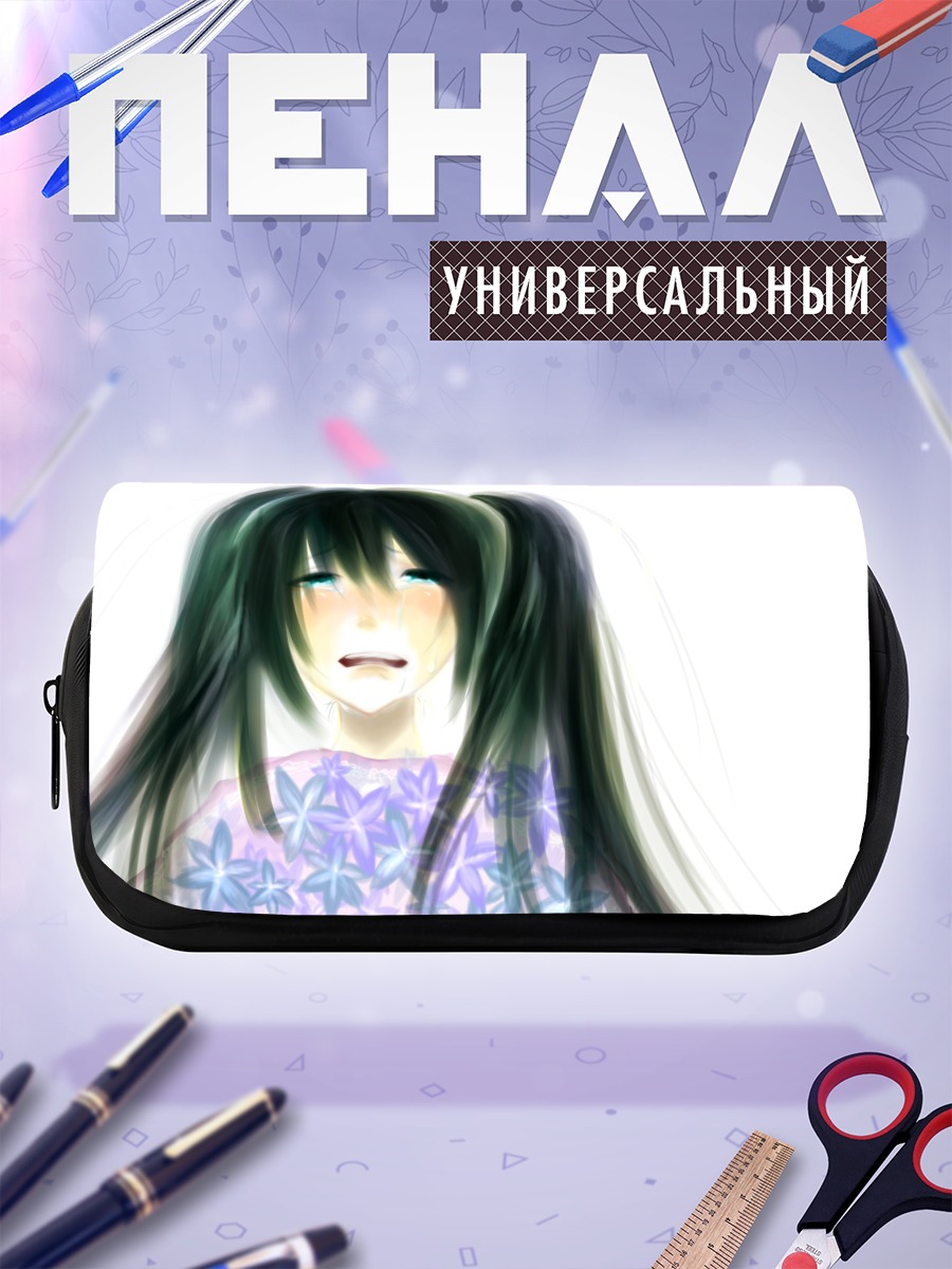 Пенал-косметичка Мику Хацунэ в слезах