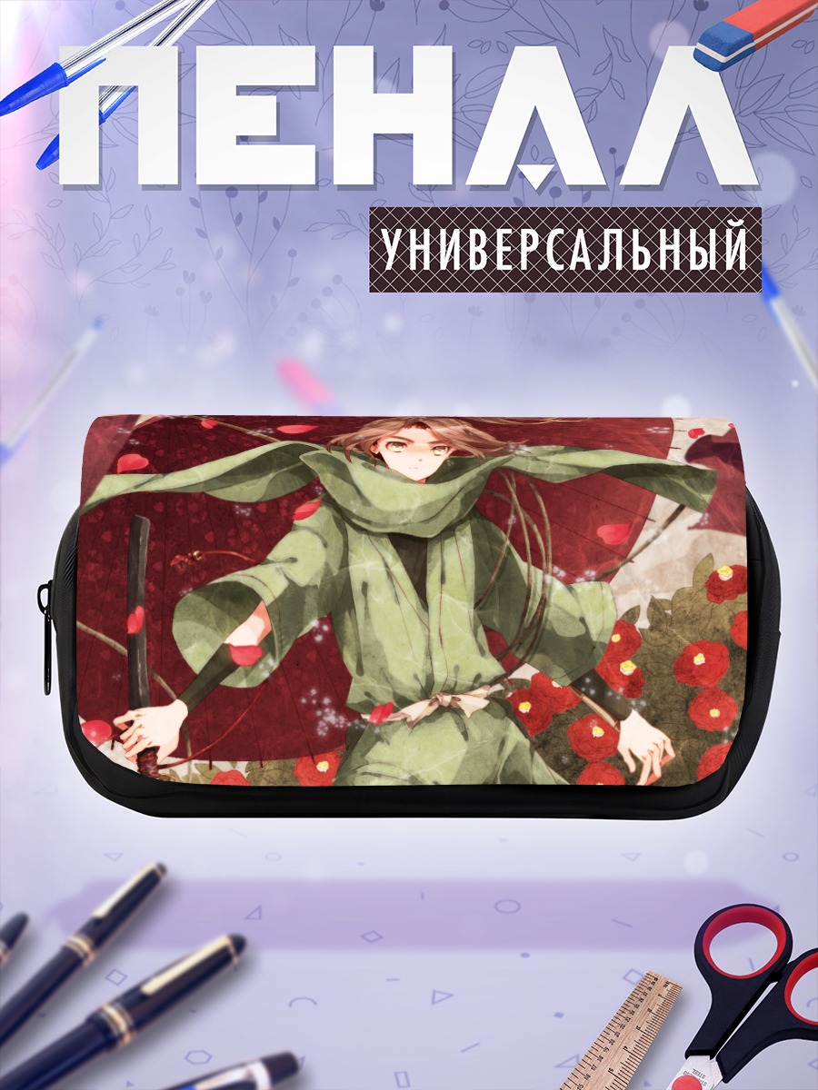 Пенал-косметичка Воин в лепестках