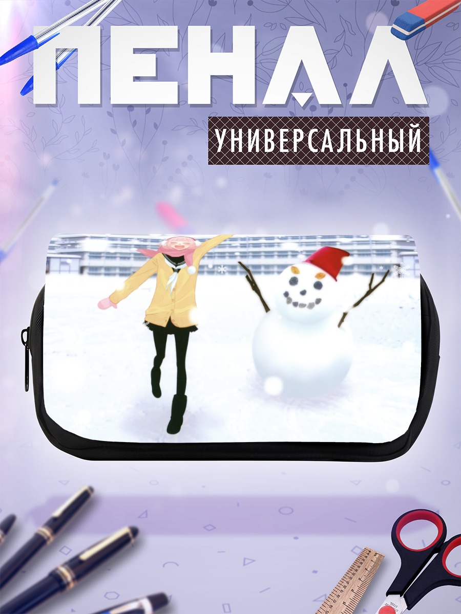 Пенал-косметичка Мегурин Лука и снеговик