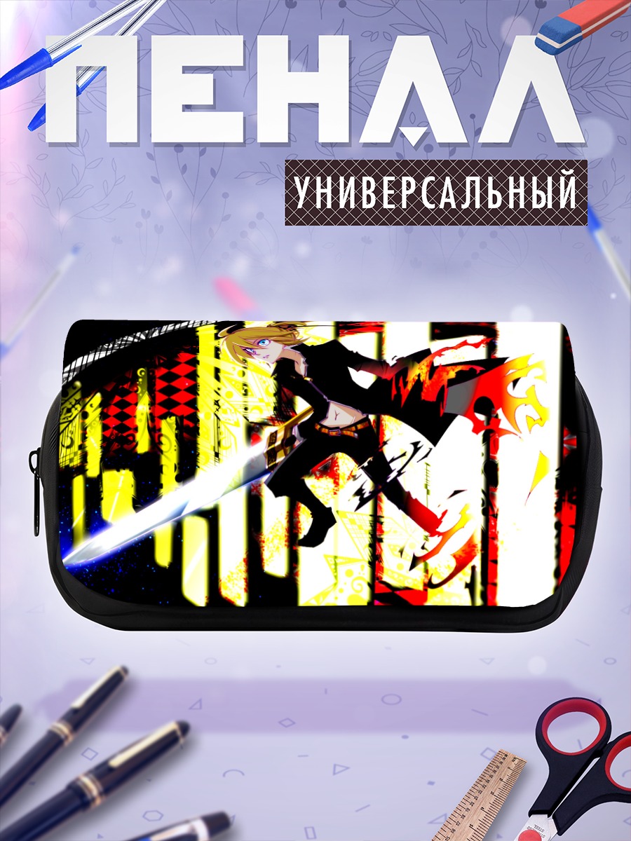Пенал-косметичка Лен Кагамин с мечом
