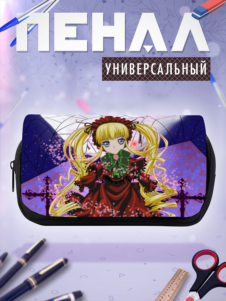 Пенал-косметичка Синку в цветах