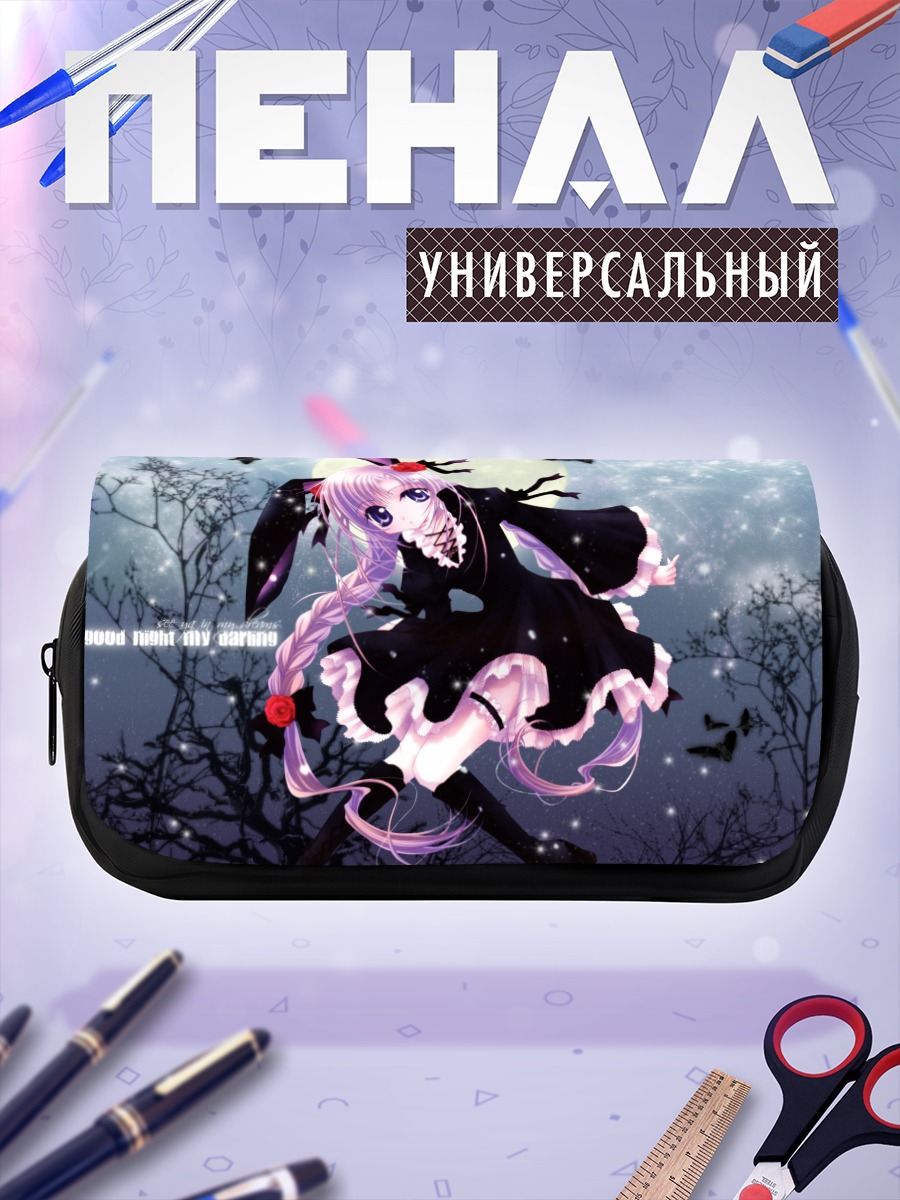 Пенал-косметичка Мику Хацунэ в полнолуние