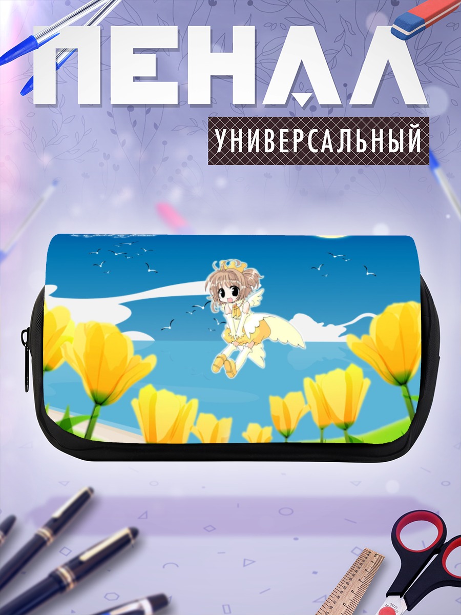 Пенал-косметичка Сакура Киномото в цветах