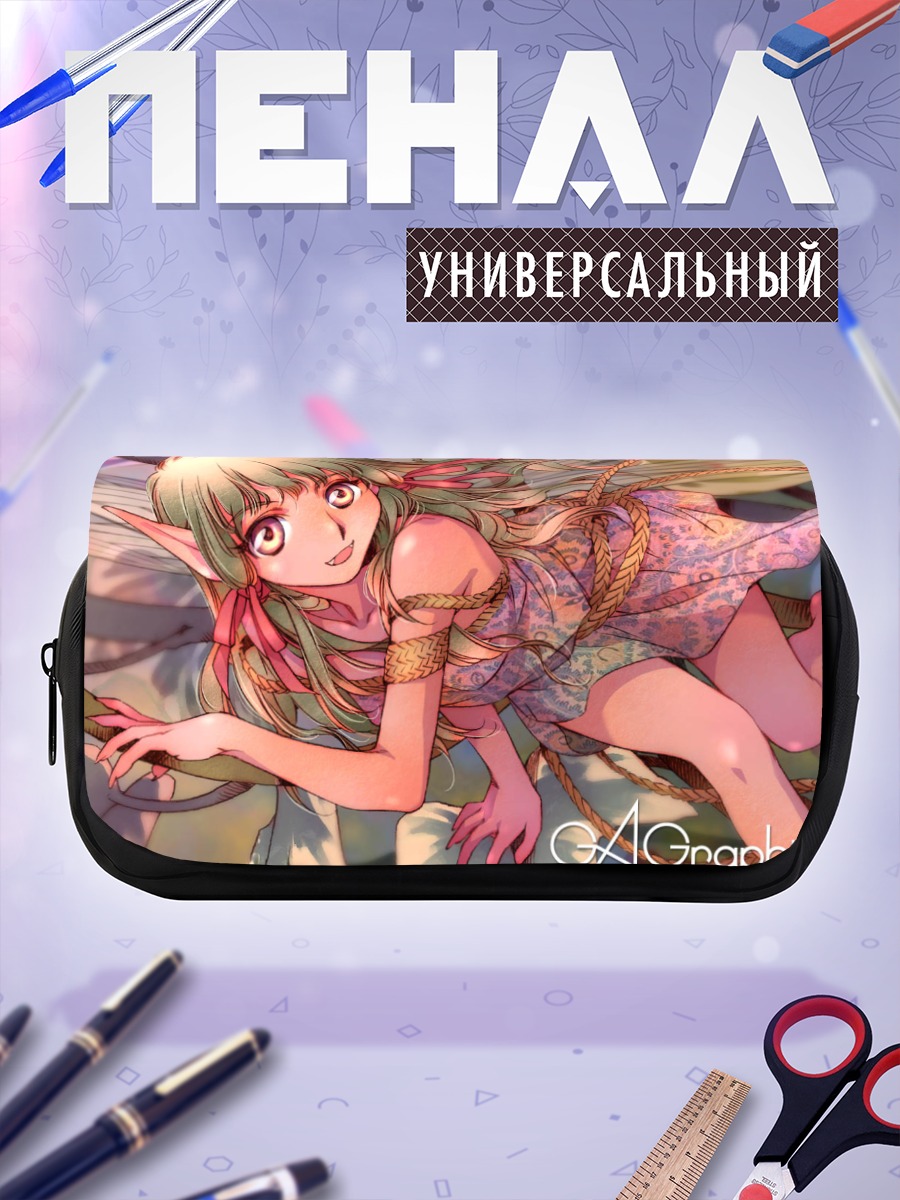 Пенал-косметичка Эльфийка в цветах