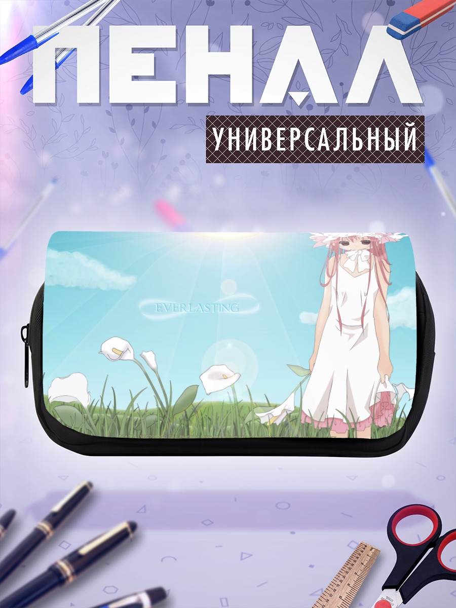 Пенал-косметичка Миша в цветах