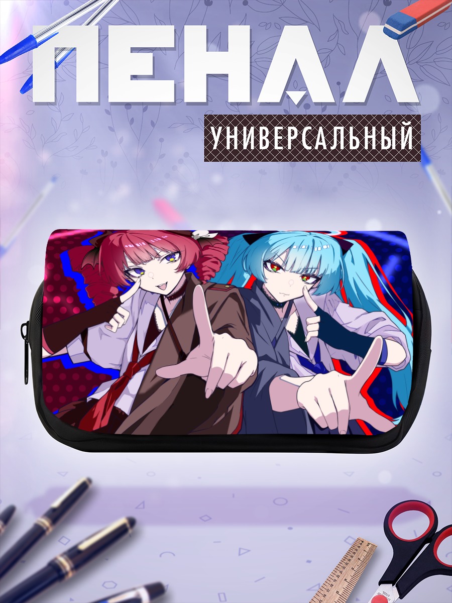 Пенал-косметичка Мику Хацунэ и Тето