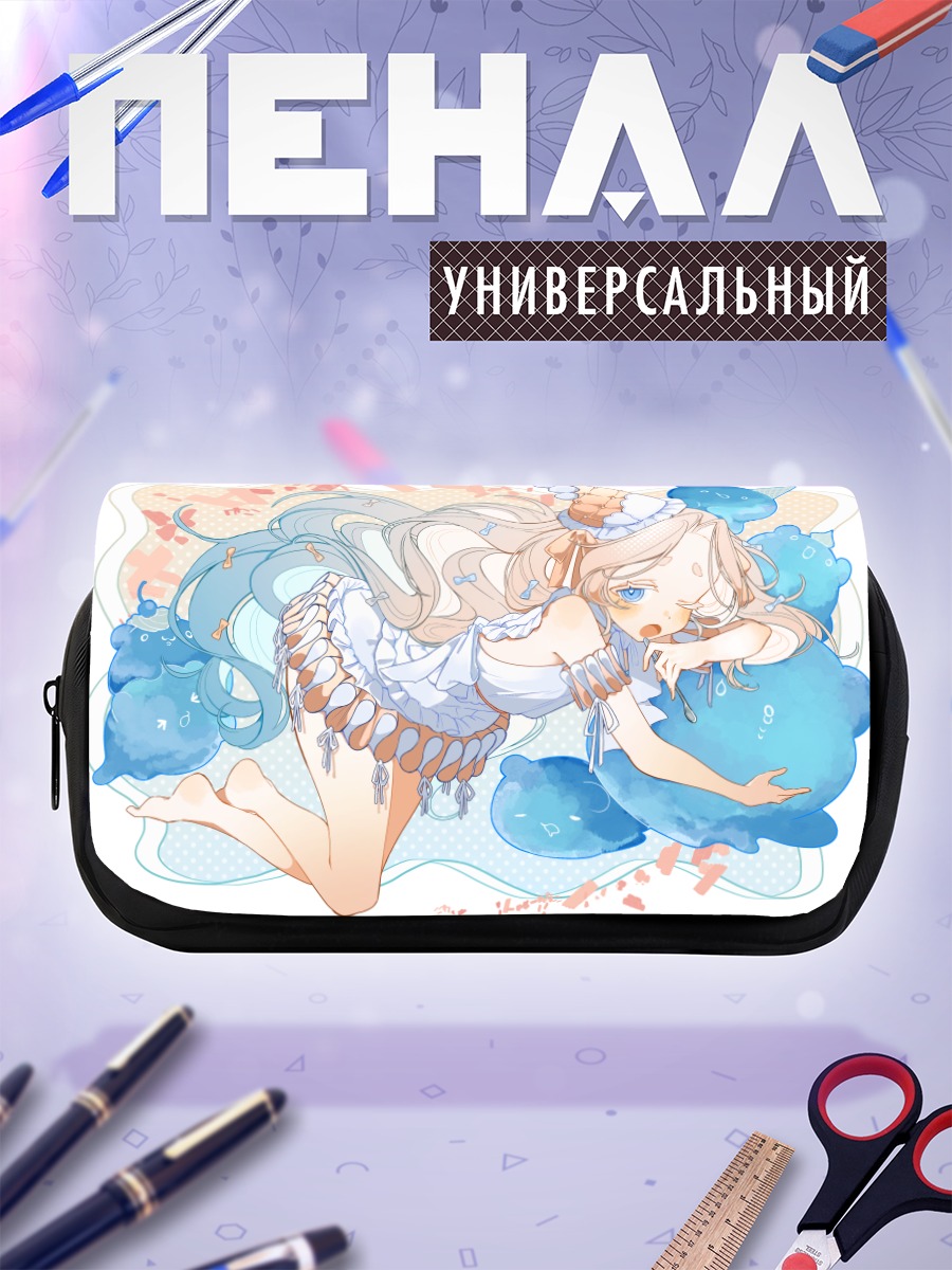 Пенал-косметичка Девочка в шляпке