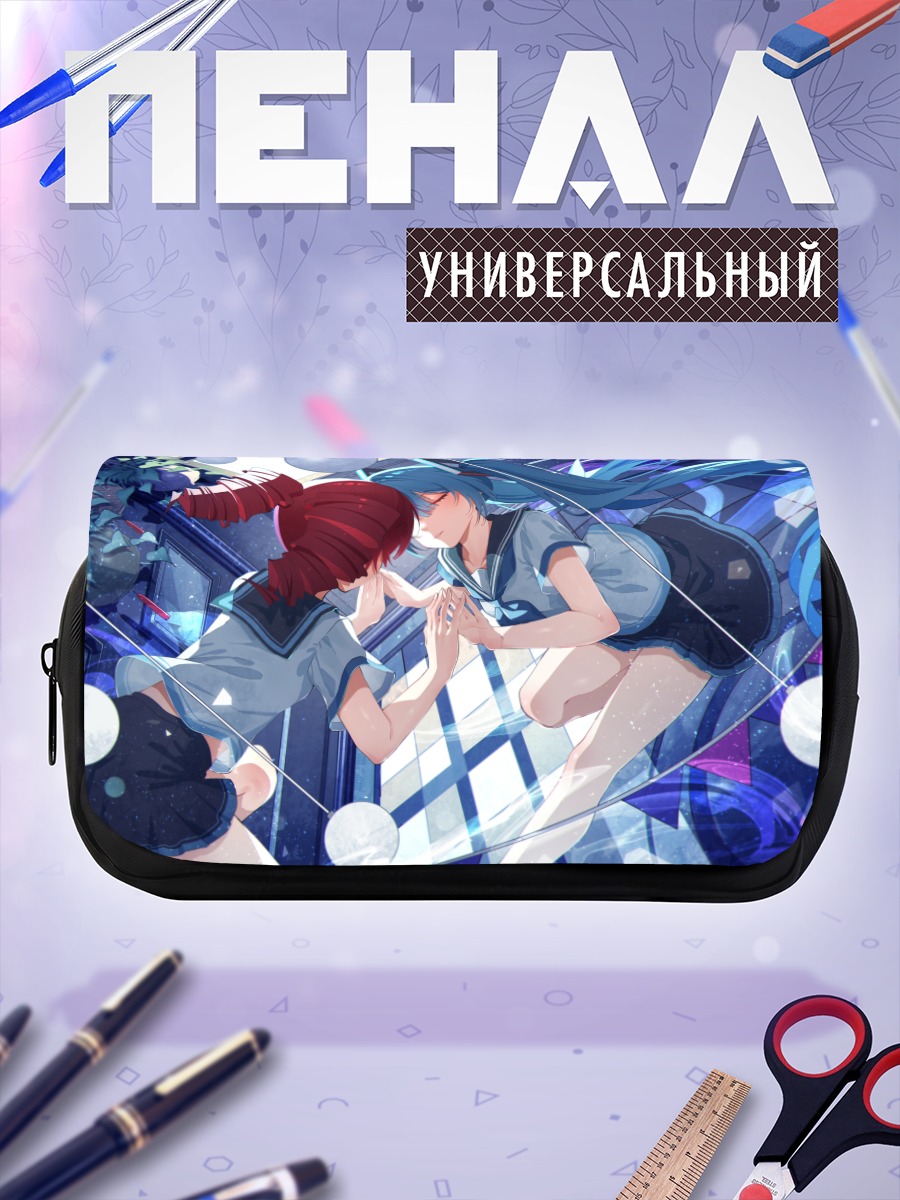 Пенал-косметичка Мику Хацунэ и Тето