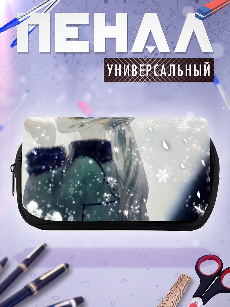 Пенал-косметичка Мику Хацунэ в снегу