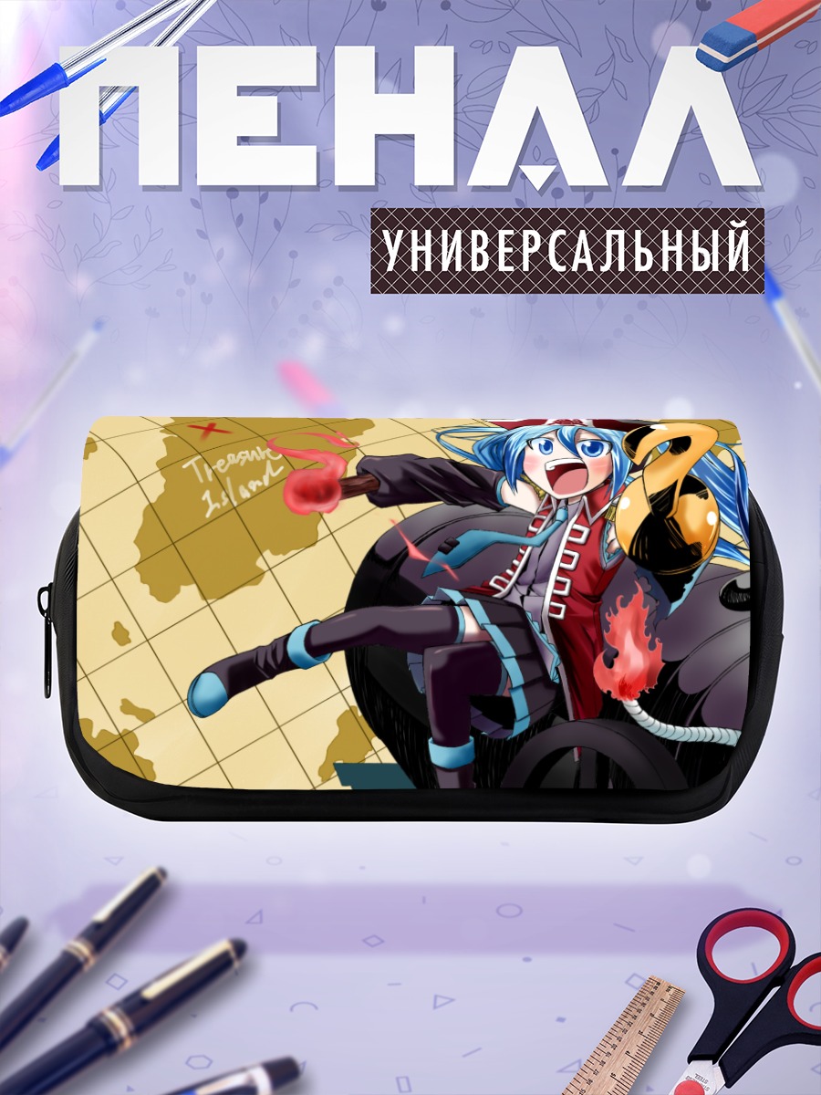 Пенал-косметичка Мику Хацунэ пират