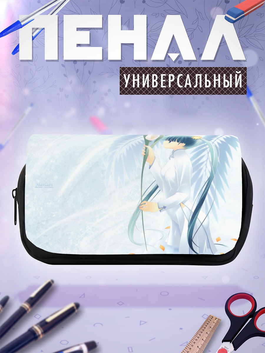 Пенал-косметичка Мику Хацунэ в белом